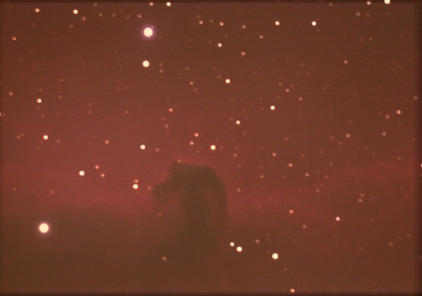 Nebulosa escura Cabea do Cavalo nos cus de Amparo - SP
