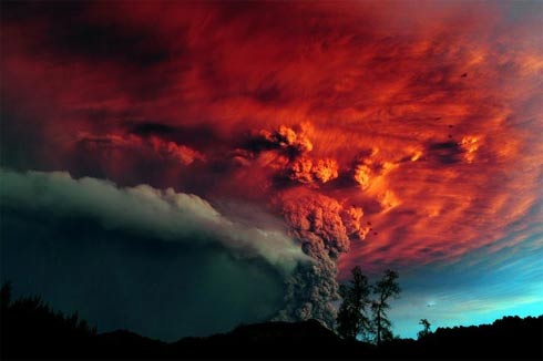 Vulcão no Chile Puyehue