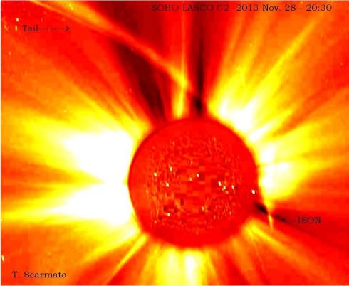 Lasco C3 fits mostra ISON