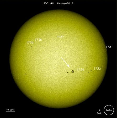 Mancha Solar 1734 - 2