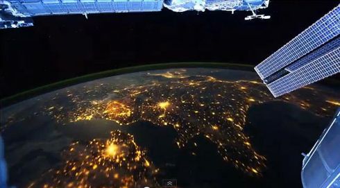 Terra vista da Estao Espacial