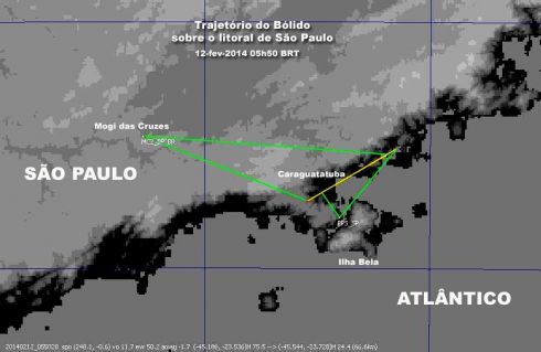 Meteoro em São Paulo