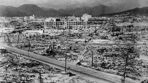 Cidade de Hiroshima apos a explosao