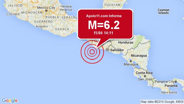 Forte terremoto atinge Guatemala, a 95 km de Champerico