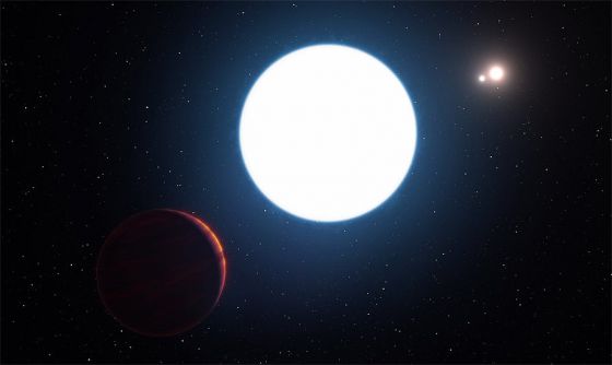 HD 131399Ab - Planeta com tres sois