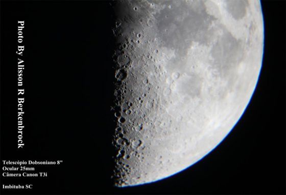 X Lunar registrado por Alisson Berkenbrock