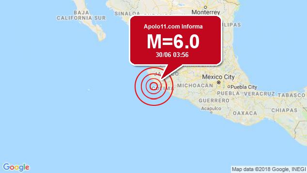 Forte terremoto atinge Mxico, a 44 km de San Patricio