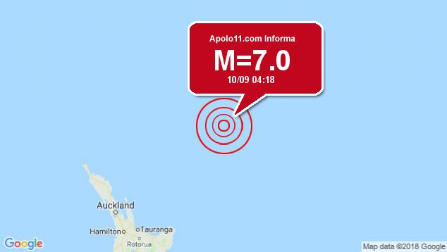 Forte terremoto sacode Nova Zelndia, a 119 km de L'Esperanc