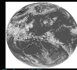 real time satellite image from Australia