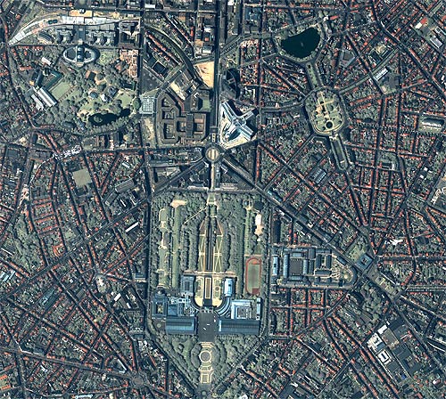 Imagem de Sat�lite - Bruxelas, B�lgica