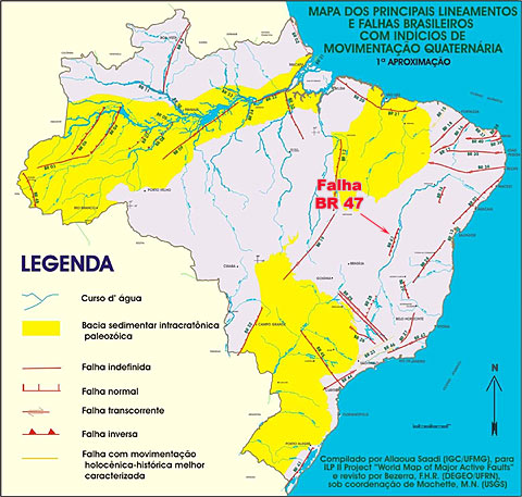 Falhas geológicas no Brasil
