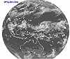 Imagem de sat�lite da Austr�lia e Pac�fico Ocidental