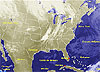Imagem de sat�lite dos EUA