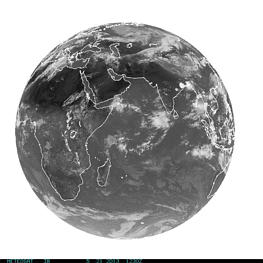 real time satellite image from Indian Ocean