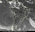 Imagem de sat�lite da Am�rica do Sul agora