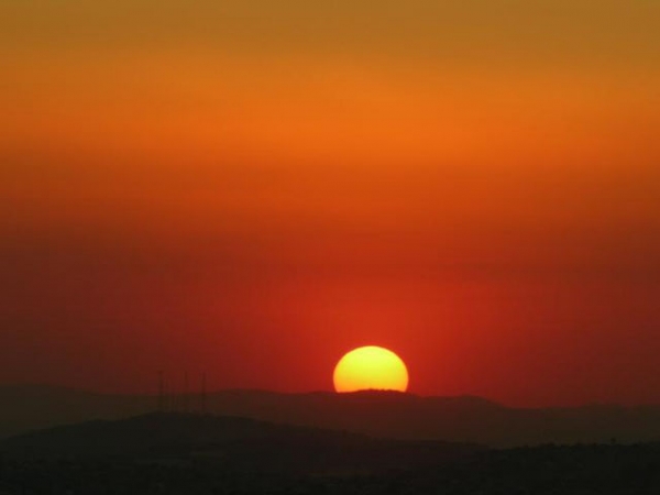 Um lindo pôr-do-sol em Belo Horizonte....