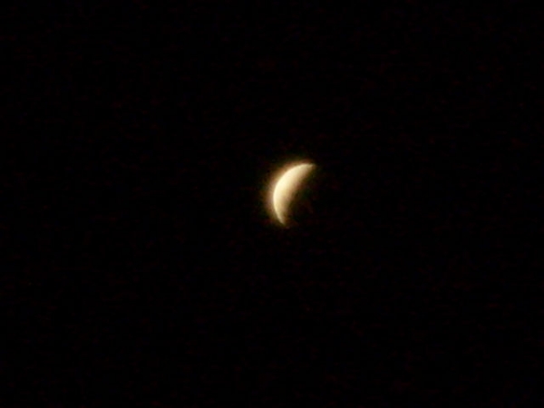 Eclipse lunar em Itapecerica da Serra