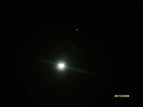 Conjuno: Lua e Jpiter e constelao de Sagitrio