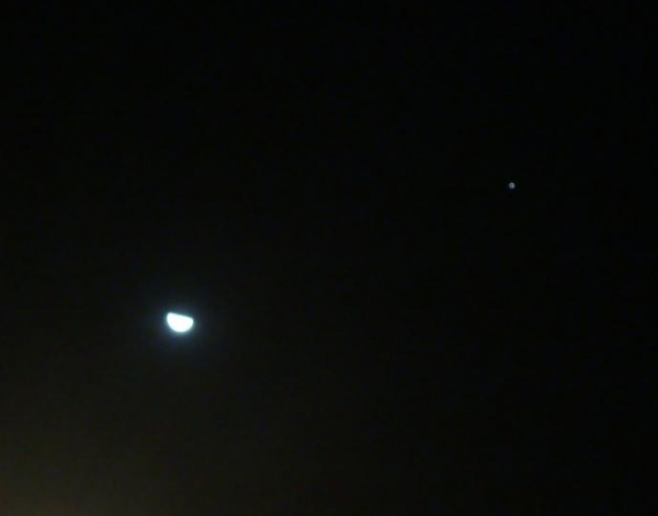 Lua e Júpiter