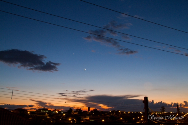 Lua e Venus  em Cambé-Paraná