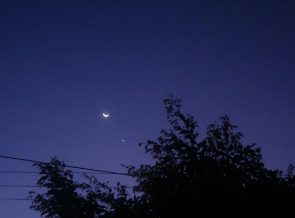 Lua e Vênus em Campina Grande