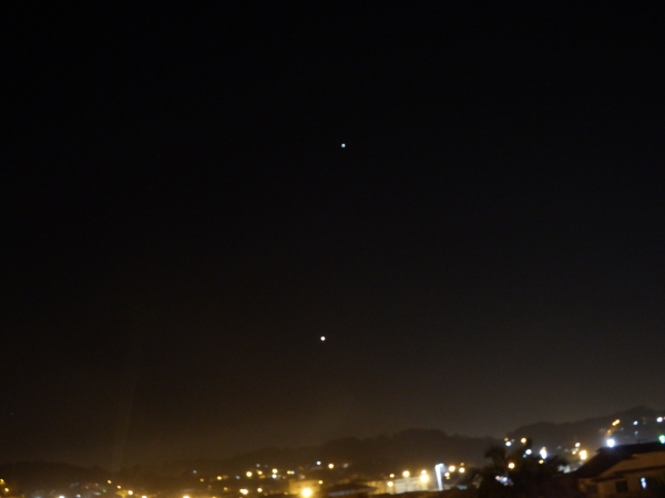 Vênus e Júpiter - Joinville - SC