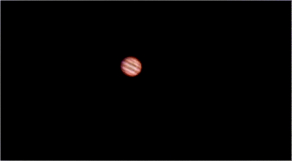 Júpiter visto de Aracaju, Sergipe.
