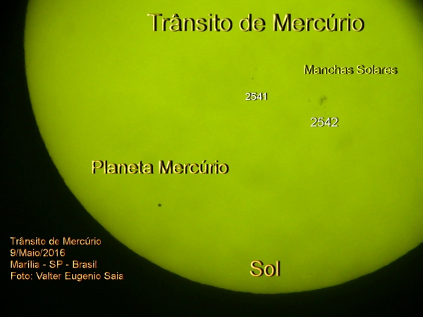 Trânsito de Mercúrio 2016