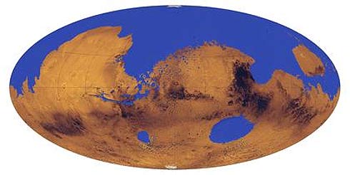 Hipotético oceano em Marte