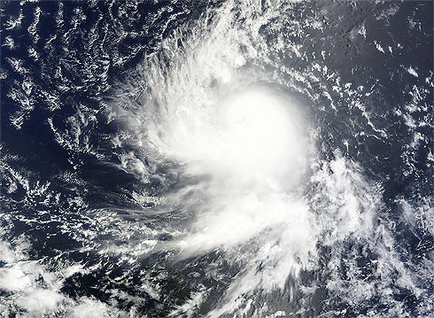 Imagem de satélite furacão Danielle - Agosto de 2010