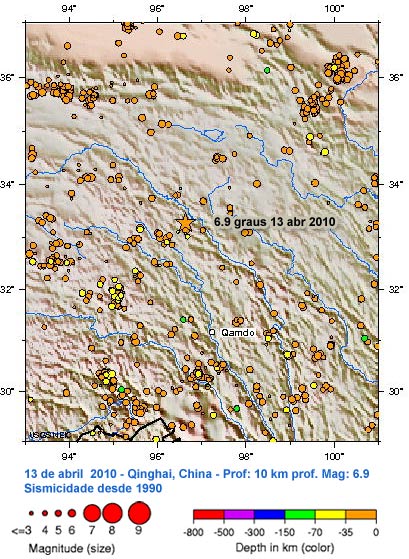 Terremoto na China - Abril de 2010