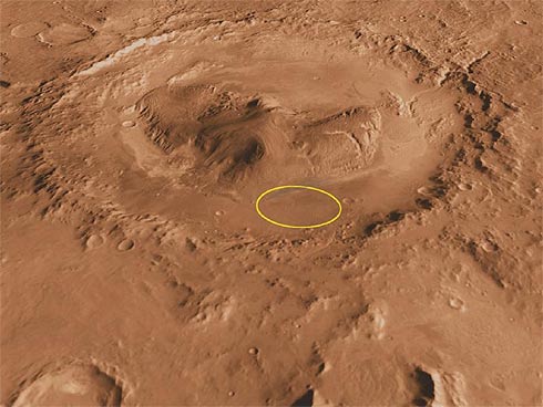 Cratera Gale em Marte