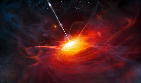 Quasar mais distante recém-descoberto