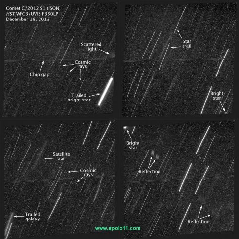 Cometa ISON visto pelo telescópio Hubble