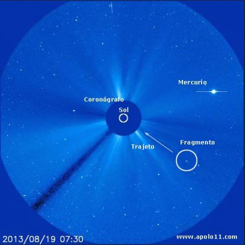 Cometa Kreutz em agosto de 2013