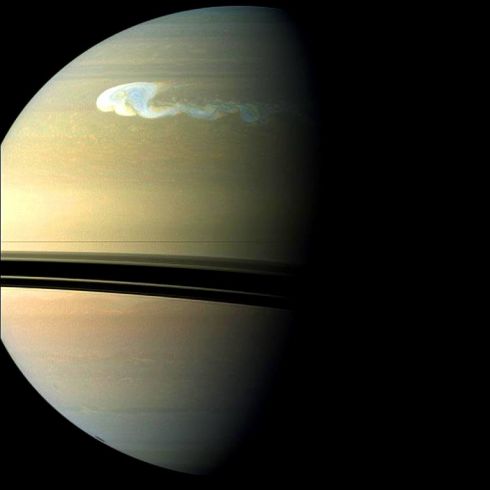 Supertempestade em Saturno