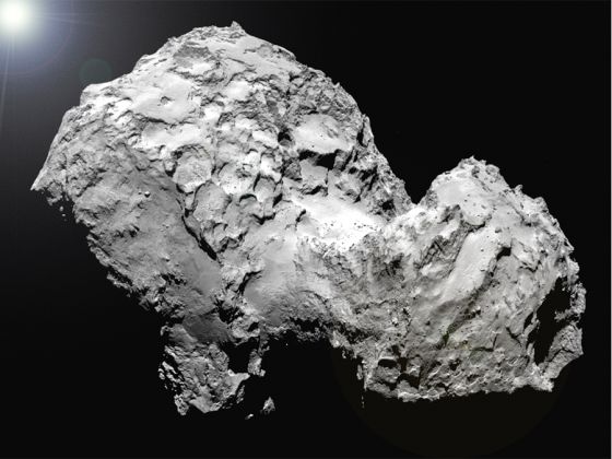 Cometa 67/P visto da nave Rosetta