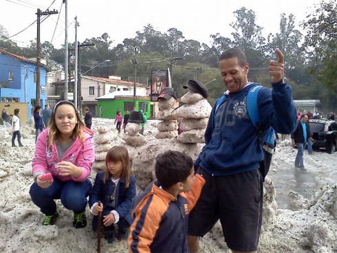 Granizo em So Paulo