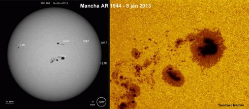 Mancha Solar AR 1944