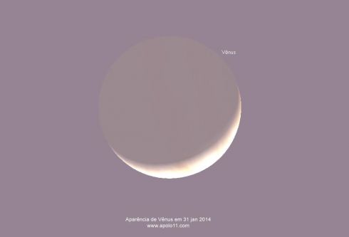 Planeta Venus de dia