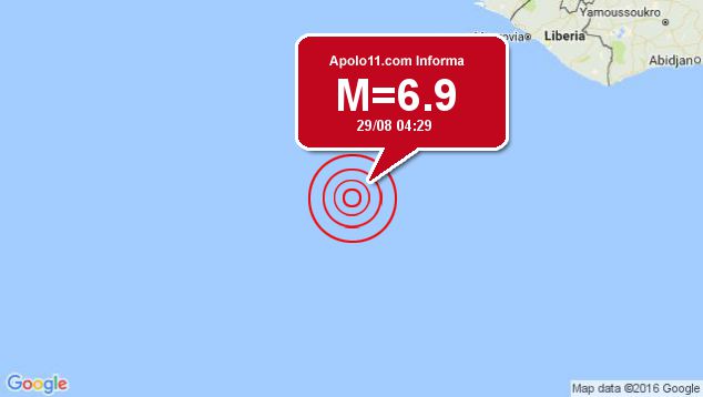 Forte terremoto sacode norte das Ilhas Ascensão