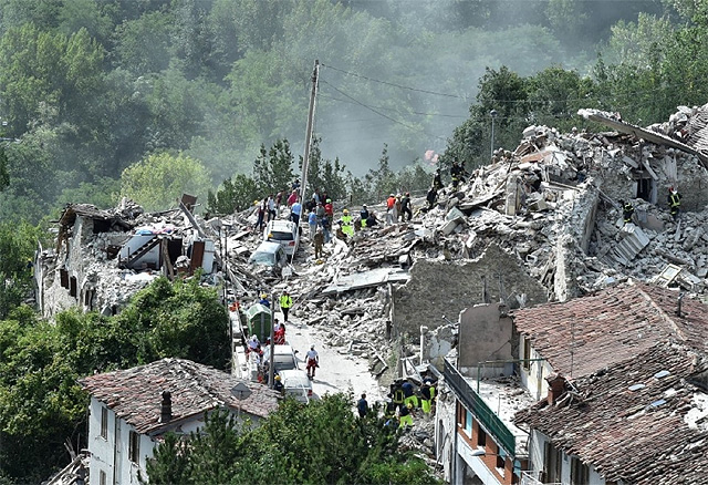 Terremoto em Pescara, Italia, em agosto de 2016