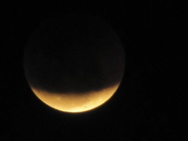 Eclipse lunar visto de Jacarepagua