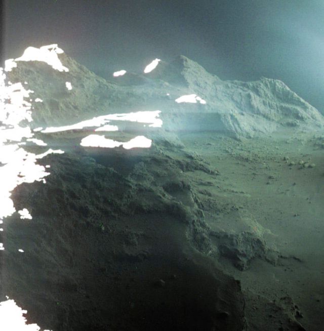 Superficie do cometa 67P/Churyumov-Gerasimenko