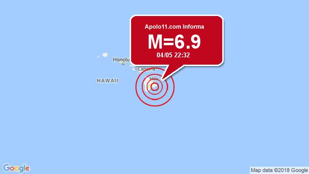Forte terremoto atinge Havaí, a 16 km de Leilani Estates