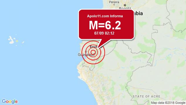 Forte terremoto atinge Equador, a 17 km de Alausi