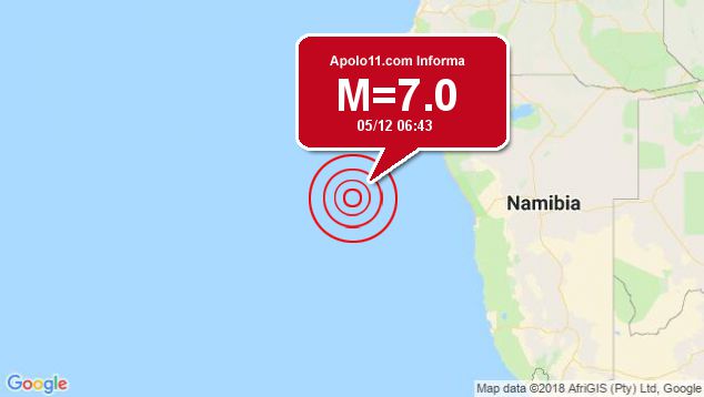 Forte terremoto sacode New Caledonia, a 184 km de Tadine