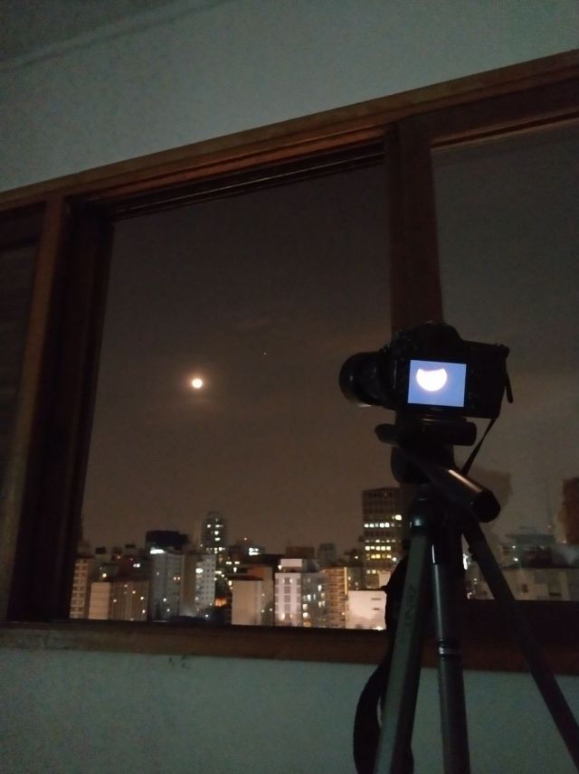 Eclipse Lunar visto de Israel