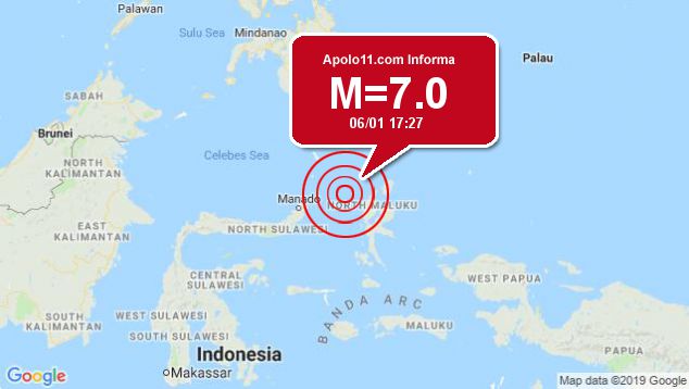 Forte terremoto sacode Indonésia, a 154 km de Tobelo