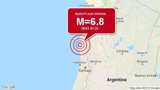Forte terremoto atinge Chile, a 29 km de Coquimbo